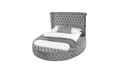 Gray Vanity Hazel - King 5 Piece Bedroom Set