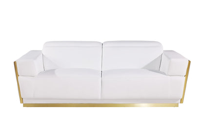 1111 - Leather Loveseat