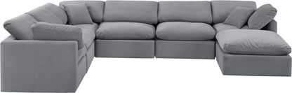 Indulge - Velvet 7 Piece Modular Sectional