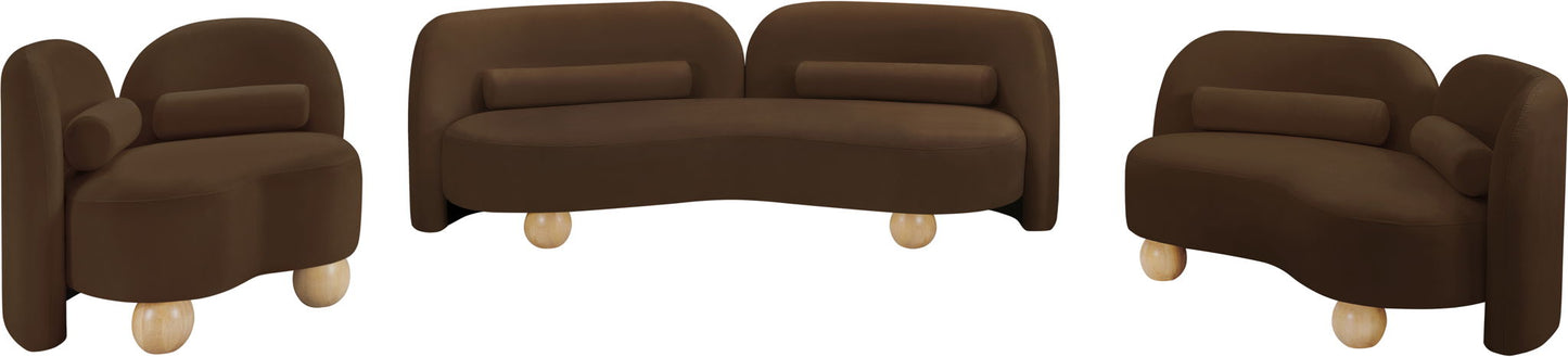 Daphne - Velvet Loveseat