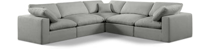 Comfy - 5 Piece Linen Modular Corner Sectional