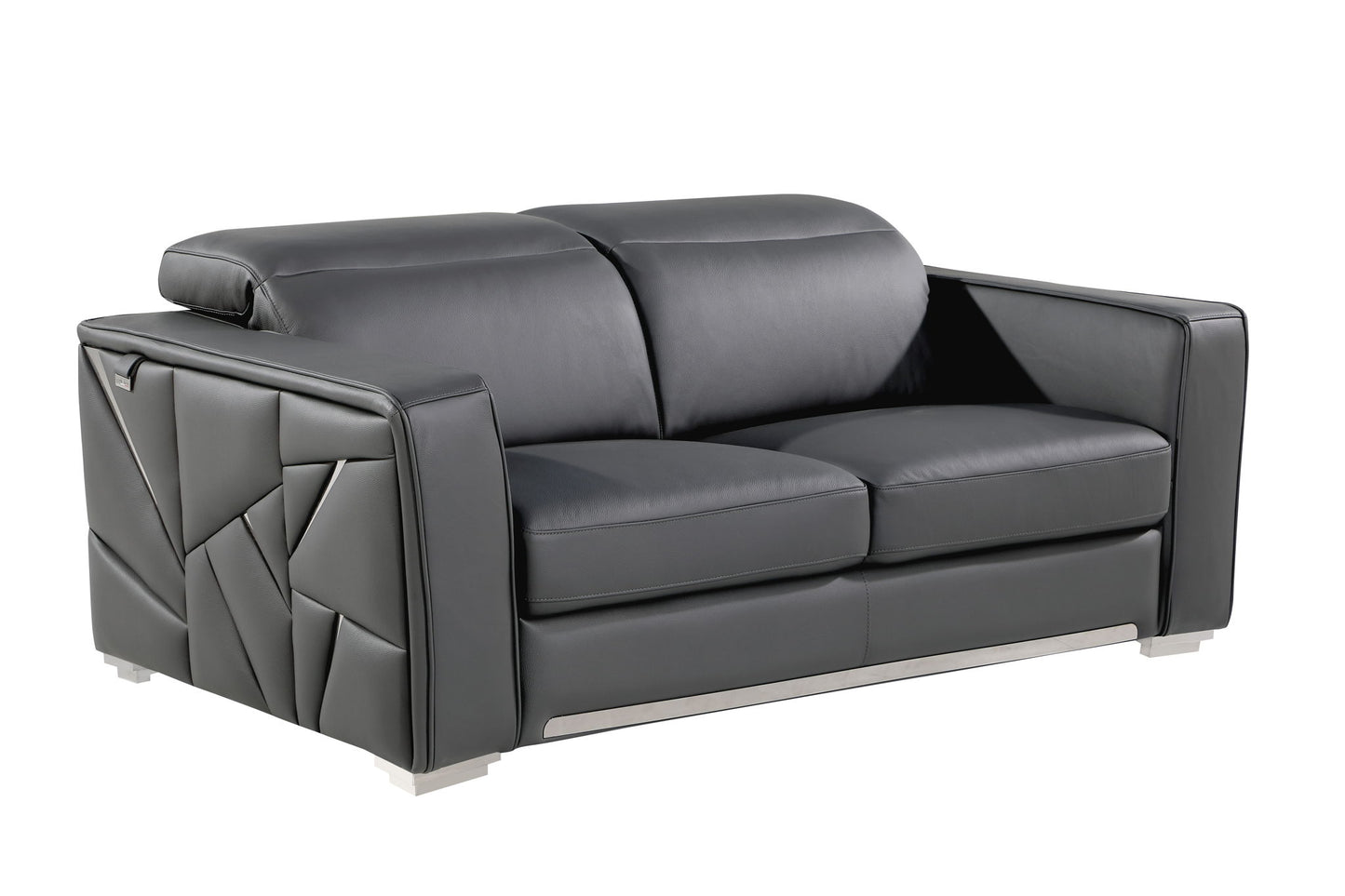1120 - Leather Loveseat