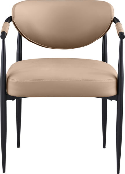 Virella - faux Leather Upholstered Dining Chair (Set of 2) - Black Base