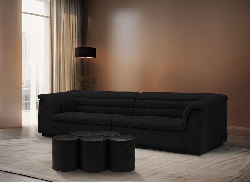 Dimple - 5 Piece Modular Coffee Table - Terazzo Finish