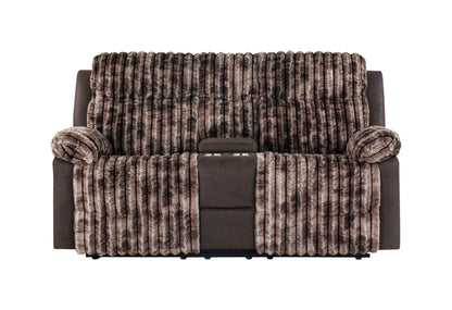 U6028 - Console Reclining Loveseat - Brown