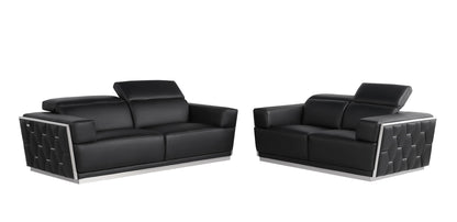 1111 - Leather Living Room Set
