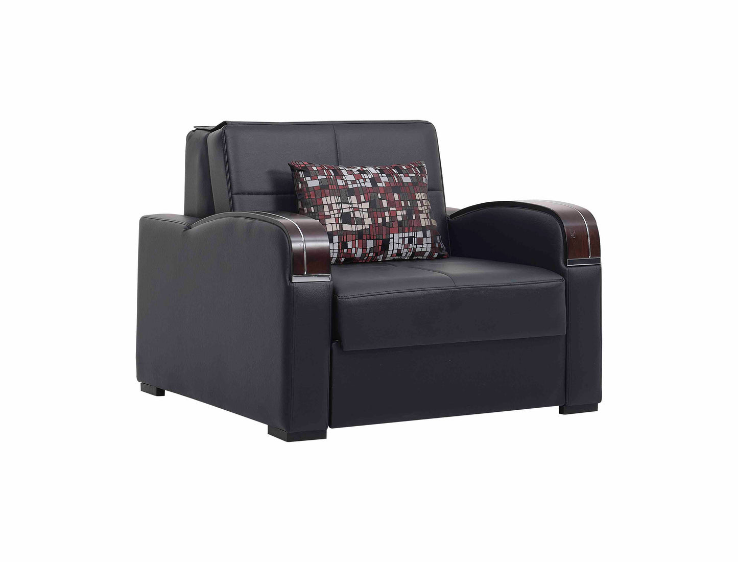 Ottomanson Sleep Plus - Upholstered Convertible Armchair With Storage