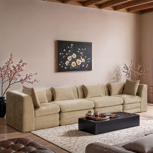 Stellar - 4 Piece Upholstered Modular Sectional
