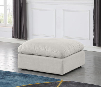 Indulge - Linen Ottoman