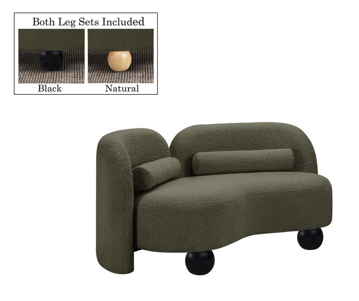 Daphne - Boucle Loveseat