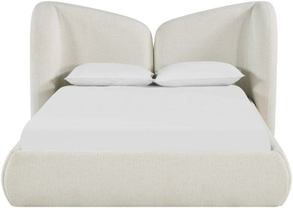 Elowen - Chenille Fabric Upholstered Bed