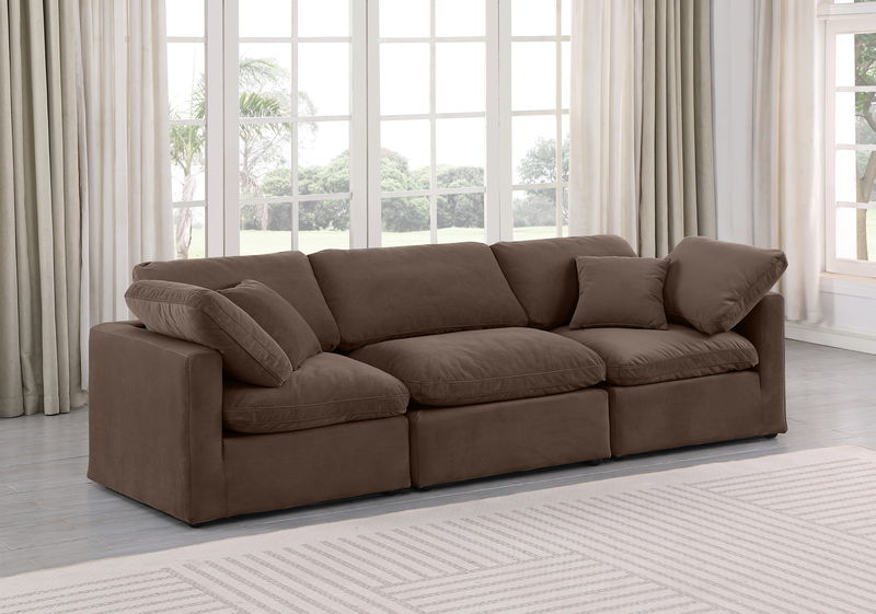 Indulge - Velvet 3 Seat Modular Sofa