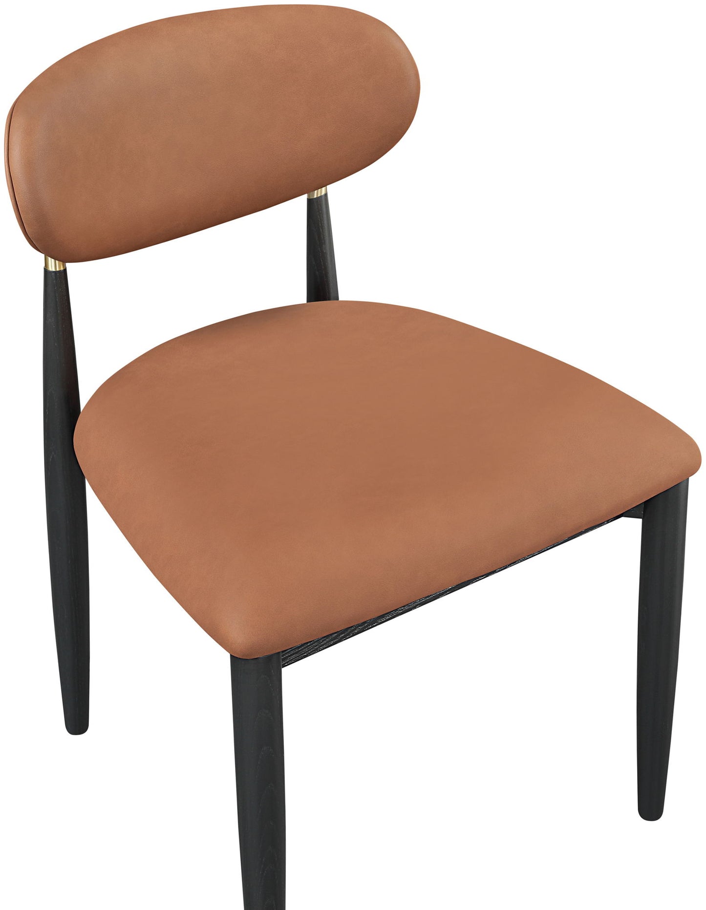 Riccio - Dining Side Chair (Set of 2) - Black And Gold Frame