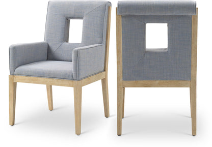 Gwendolyn - Dining Arm Chair With Natural Frame