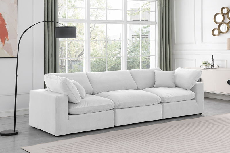 Comfy - Velvet Modular Sofa 3 Seats