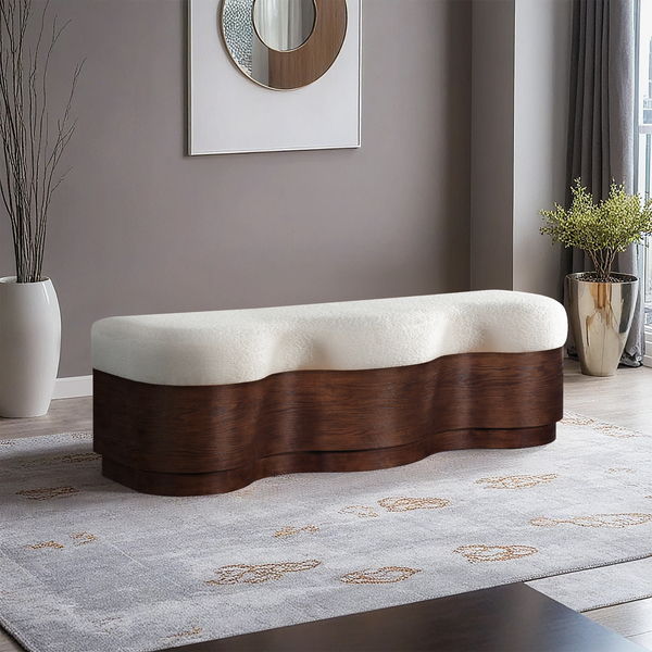 Savoy - Bench With Brown Base