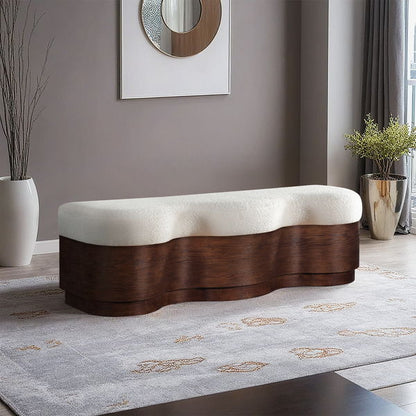 Savoy - Bench With Brown Base