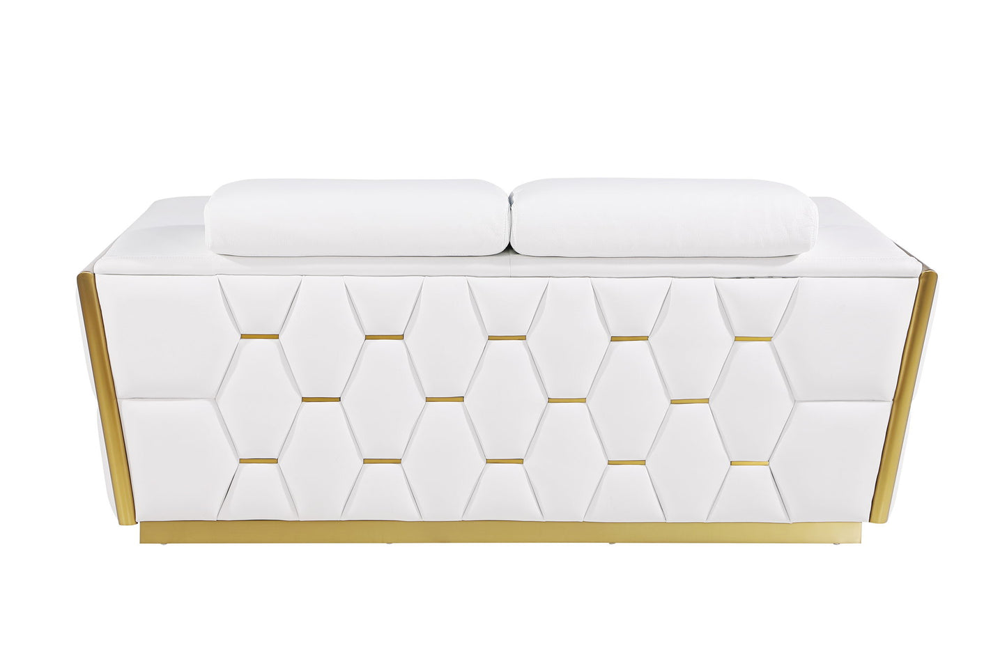 1111 - Leather Loveseat