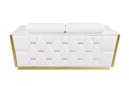 1111 - Leather Loveseat