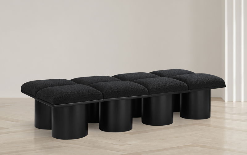 Pavilion - 8 Piece Modular Bench With Black Base