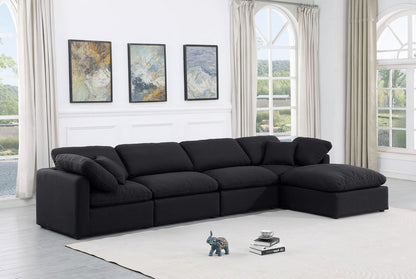 Indulge - Linen 5 Piece Modular Sectional With Chaise