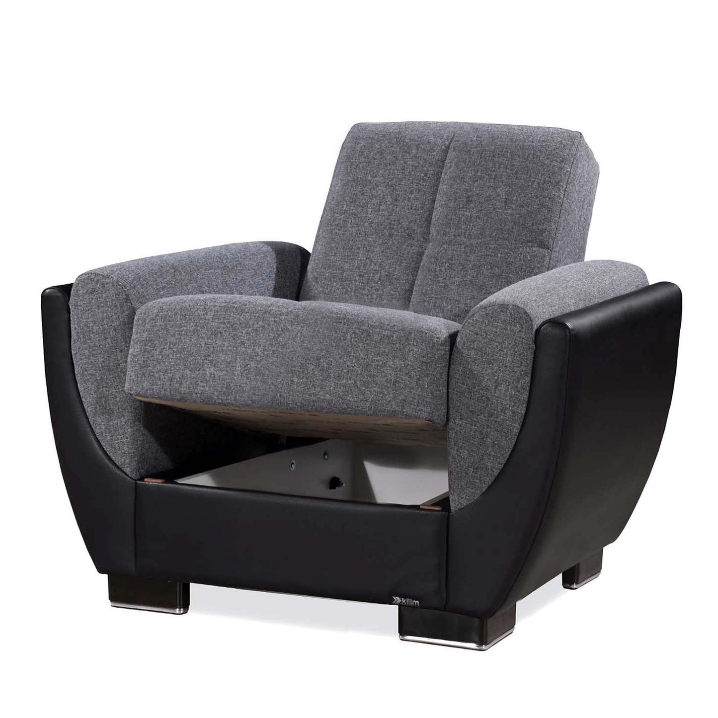 Ottomanson Armada Air - Upholstered Convertible Armchair With Storage