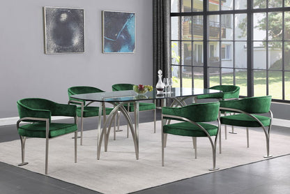 Madelyn - Dining Chair (Set of 2) - Brushed Chrome