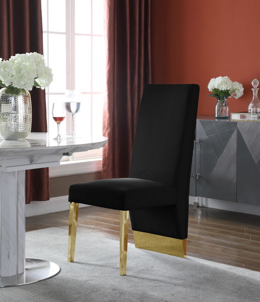 Porsha - Dining Chair with Gold Legs (Set of 2)