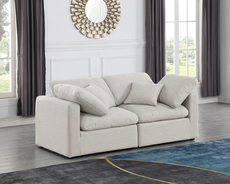 Indulge - Linen 2 Seat Modular Sofa