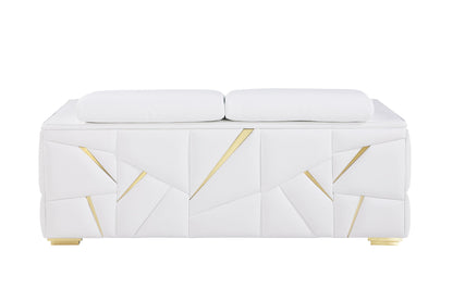 1120 - Leather Loveseat