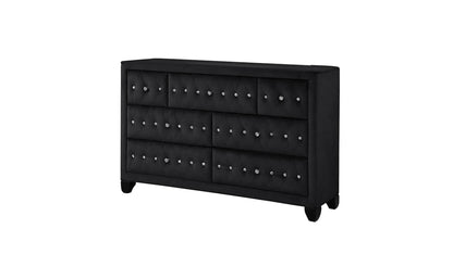 Black Hazel - Queen 4 Piece Bedroom Set
