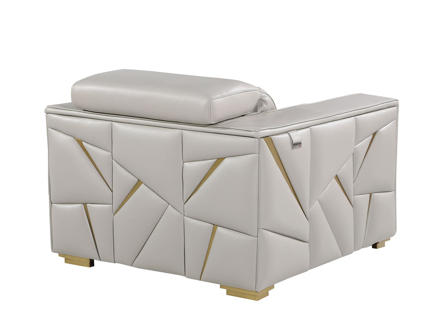 1120 - Top Grain Italian Leather Living Room Set