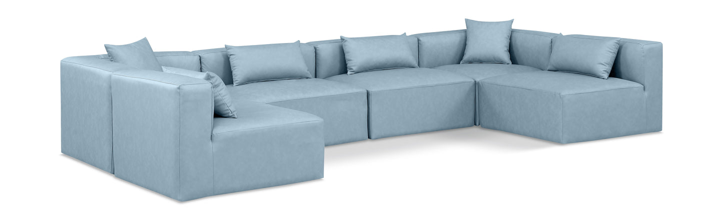 Cube - 6 Piece Modular Armless Sectional