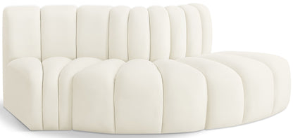 Arc - Velvet 3 Piece Modular Sofa