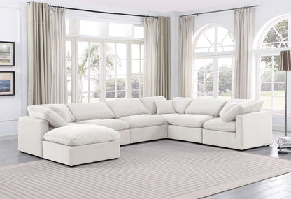 Indulge - Velvet 7 Piece Modular Sectional