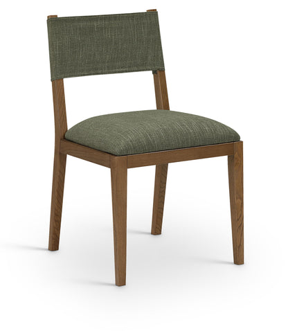 Avon - Linen Textured Performance Fabric Dining Side Chair (Set of 2)