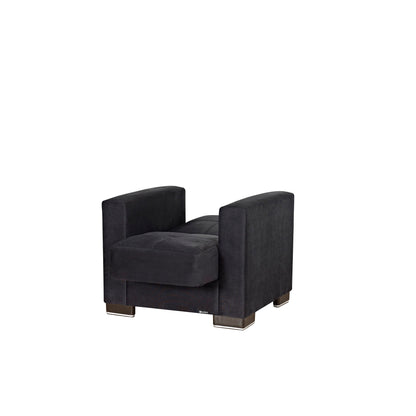 Ottomanson Armada - Upholstered Convertible Armchair With Storage - Microfiber