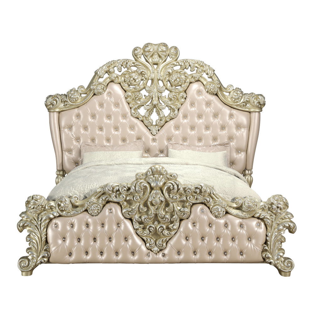 Vatican - Bedroom Set - Champagne Silver