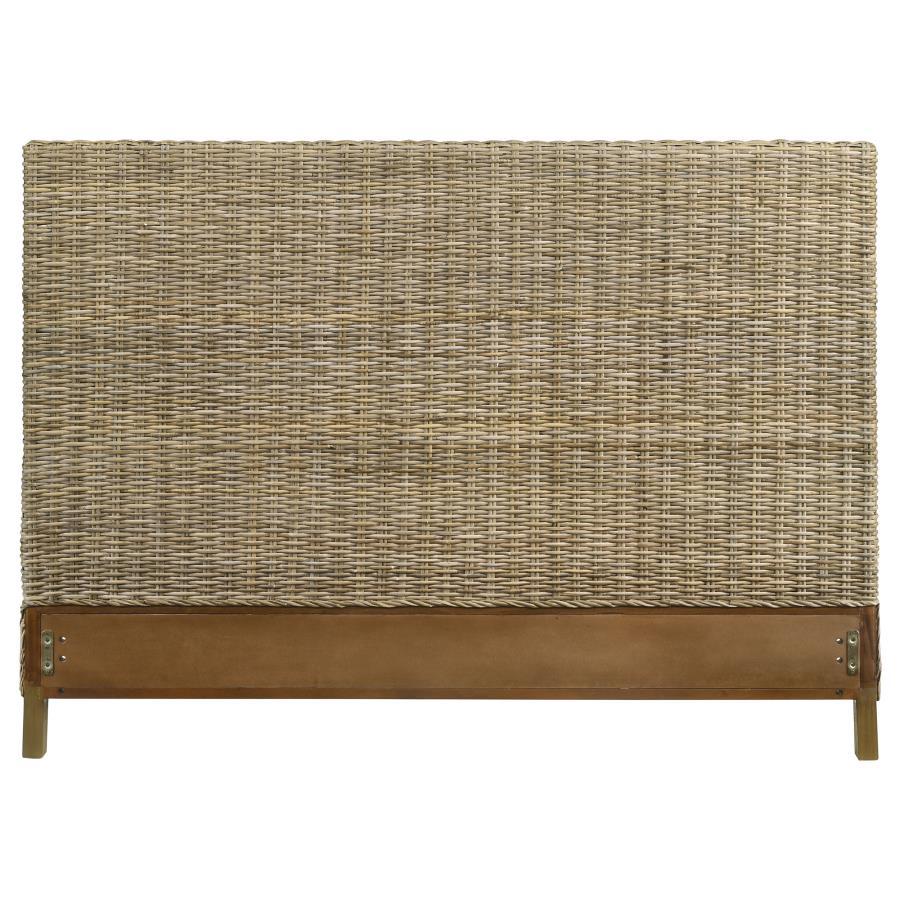 Zyla - Woven Rattan Panel Headboard