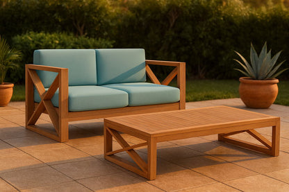 Anguilla - Water Resistant Outdoor Loveseat