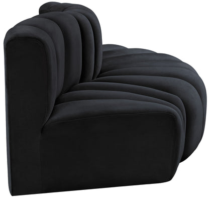 Arc - Velvet 3 Piece Modular Sofa