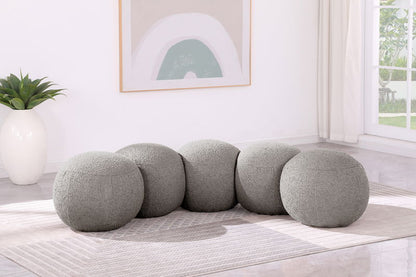 Apollo - Boucle Fabric Bench