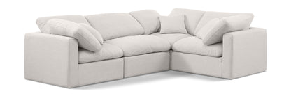 Indulge - Linen 4 Piece Modular Corner Sectional