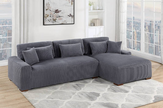 Dark Gray 2 Piece Sectional XL
