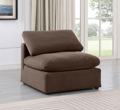 Indulge - Velvet Armless Chair