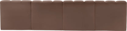 Arc - Faux Leather 4 Seats Modular Sofa