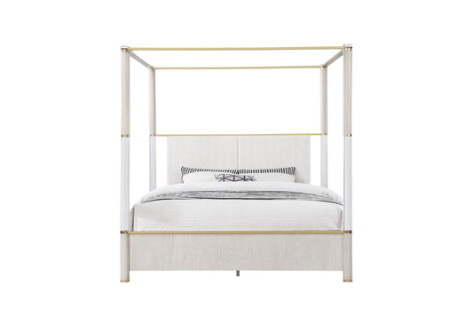 Malmo - King Poster Bed - Oak