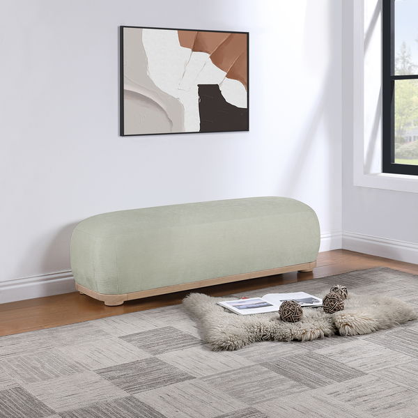 Calum - Bench - Light Brown Frame