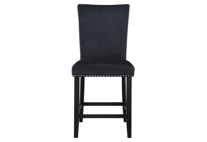 D04 White Bar Table And Four D04 Bar Stools - Black / White