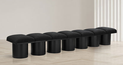 Pavilion - 7 Piece Modular Bench With Black Base